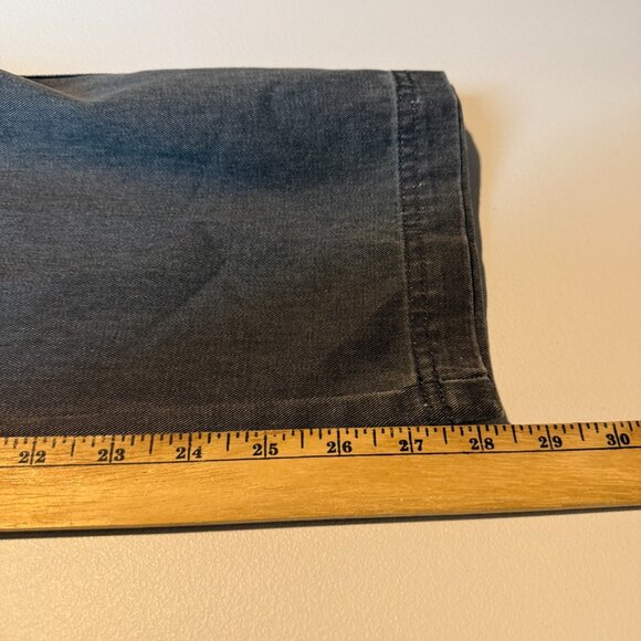 ATWYLD Women L Uniform Jumpsuit Black Denim Short Sleeve Utility Pockets Adjust - Picture 10 of 12